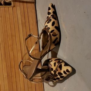 N.Y.L.A Leopard Print Pumps